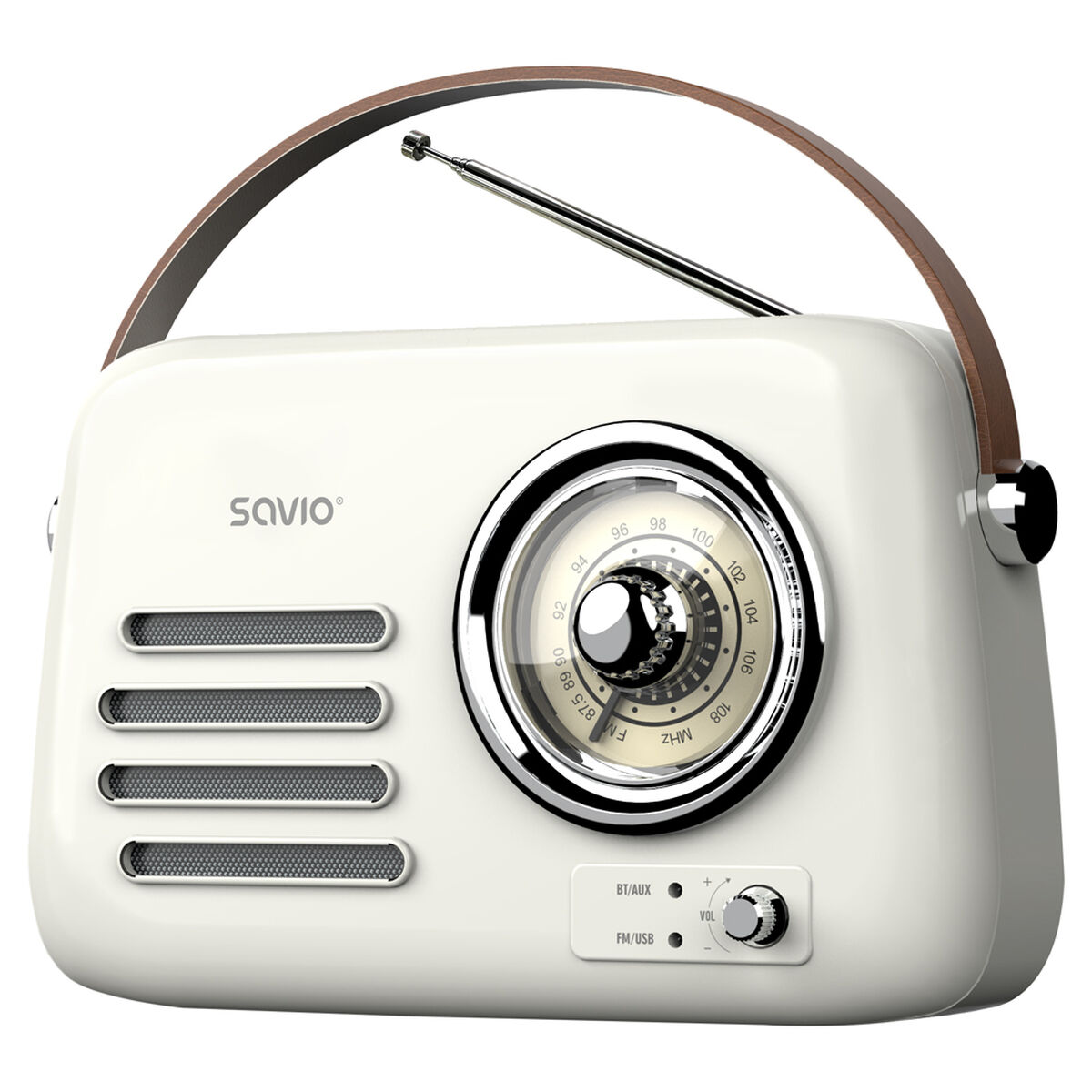 Afbeeldingen van Transistor Radio Savio RS-02 White