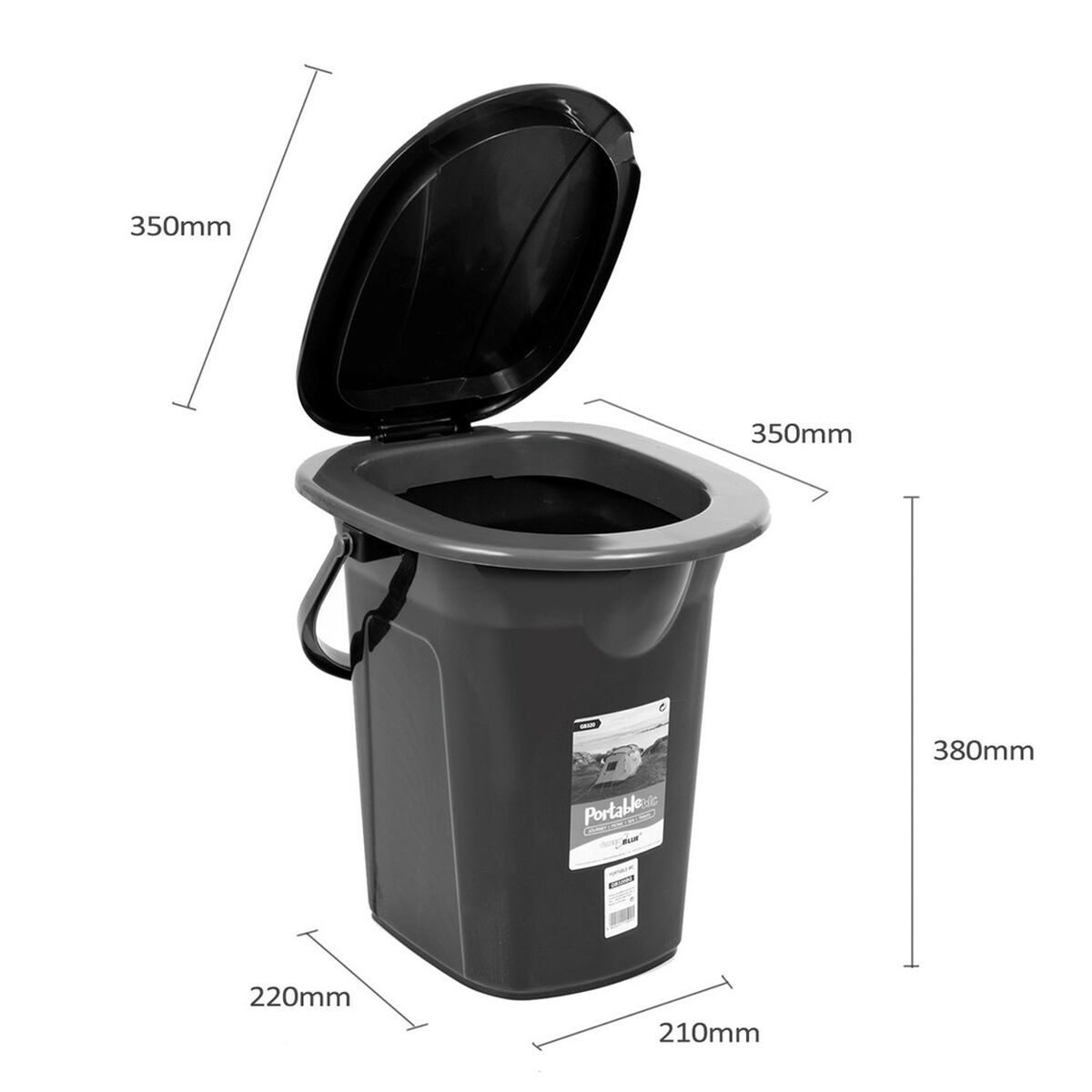 Image secondaire de Sac de Douche Solaire Camping Greenblue GB320BR