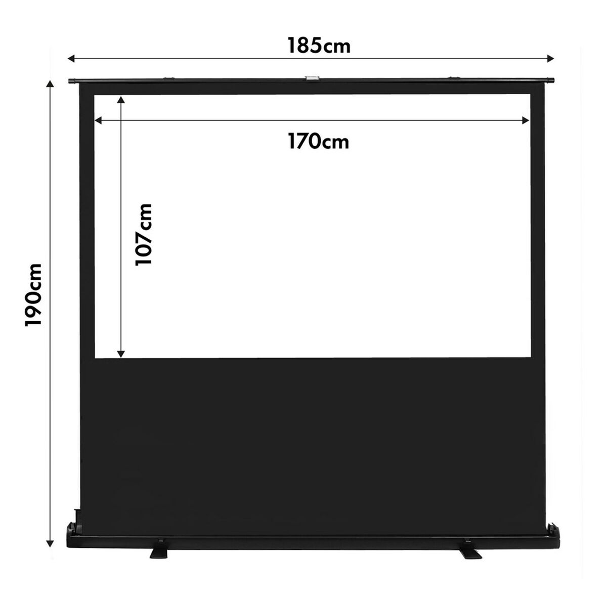 Afbeeldingen van Projection Screen MacLean MC-212 80"