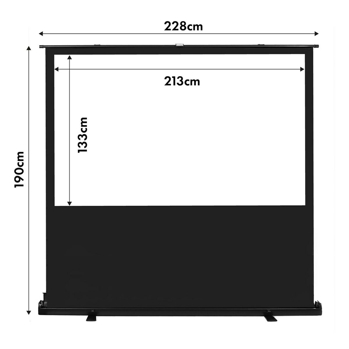Afbeeldingen van Projection Screen MacLean MC-213 100"
