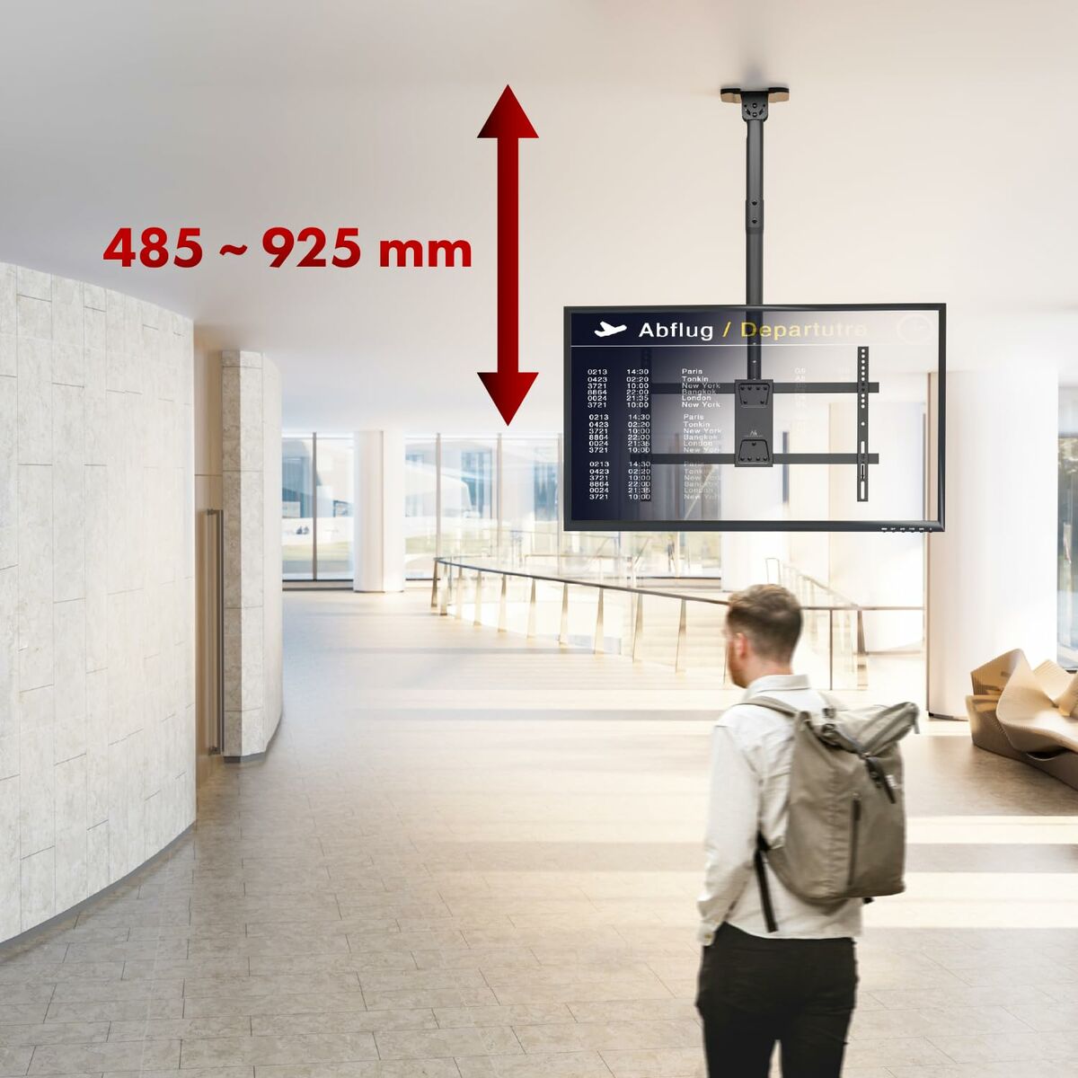 Afbeeldingen van Screen Table Support MacLean MC-112 B 86" 43"