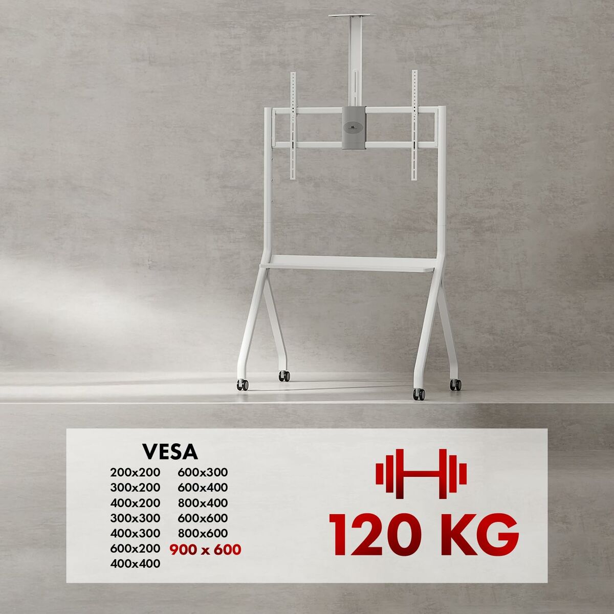 Afbeeldingen van Screen Table Support MacLean MC-114 W 100" 55"