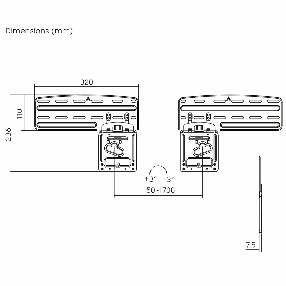 Afbeeldingen van Screen Table Support MacLean MC-806 N
