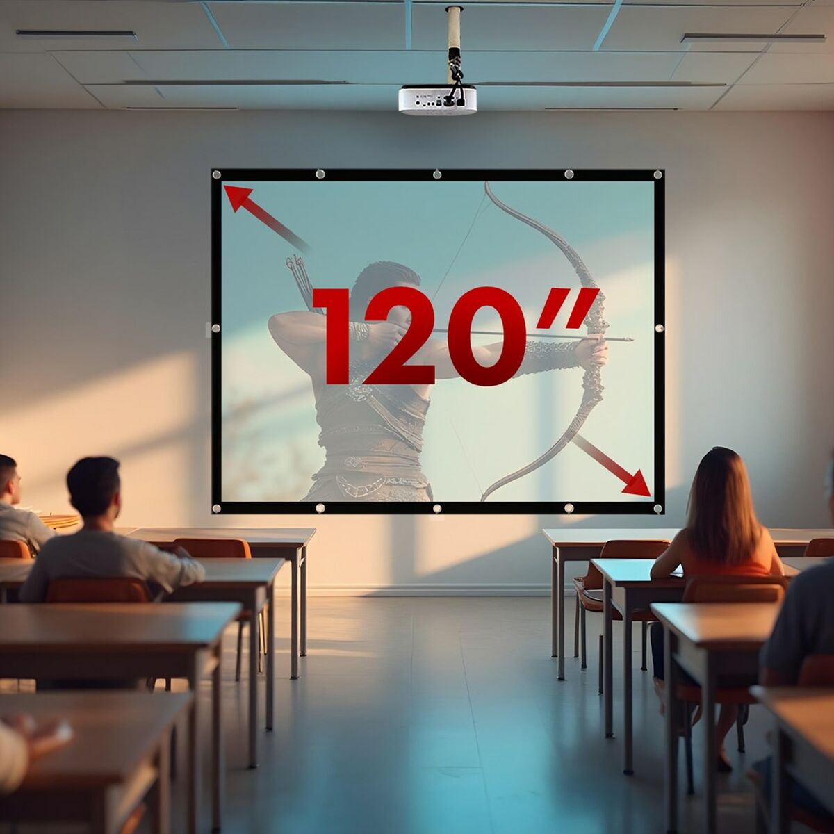 Afbeeldingen van Projection Screen MacLean MC-169 120"