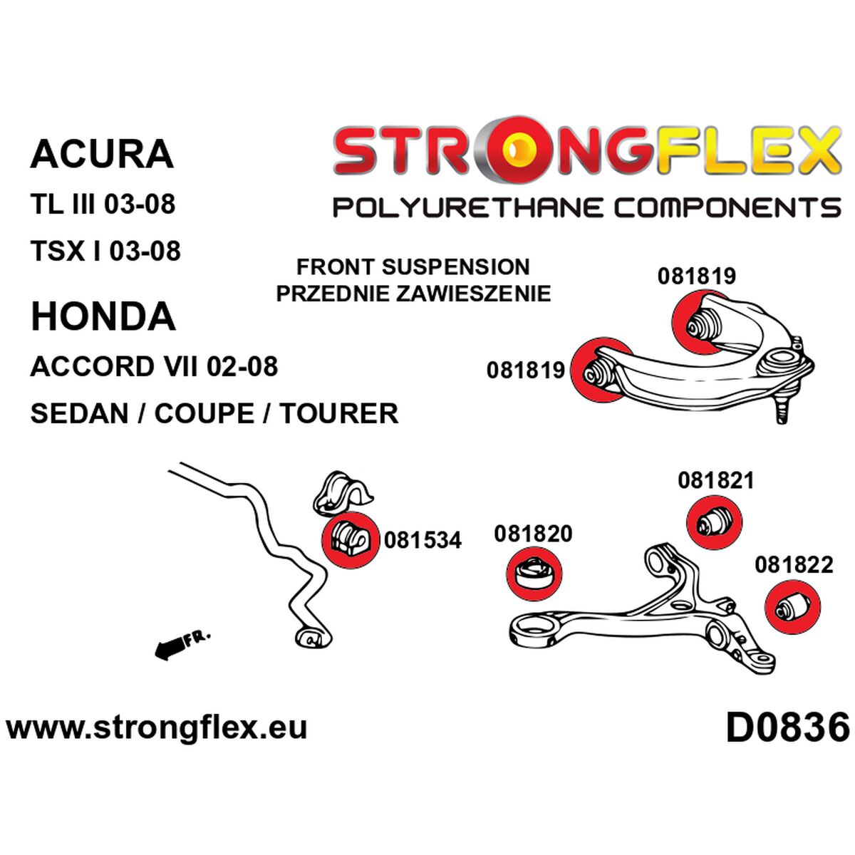 Image secondaire de Silentblock Strongflex STF081821A