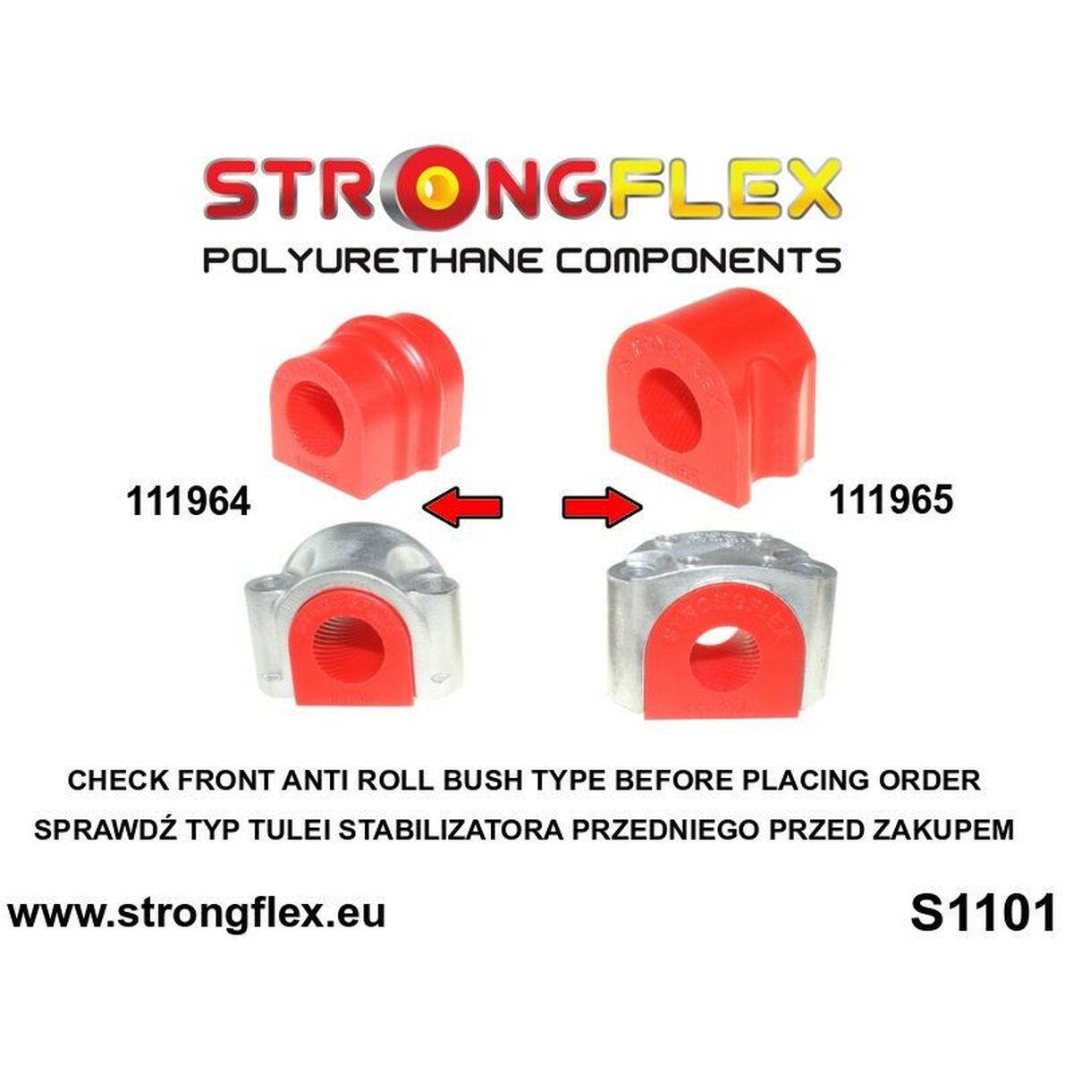 Image secondaire de Silentblock Strongflex STF111965B