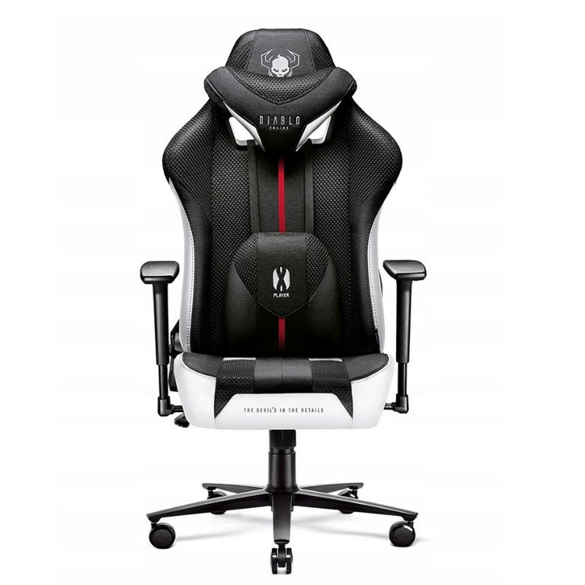 Καρέκλα Παιχνιδιού Diablo Chairs DiabloX-PLAYER 2.0 Λευκό Μαύρο