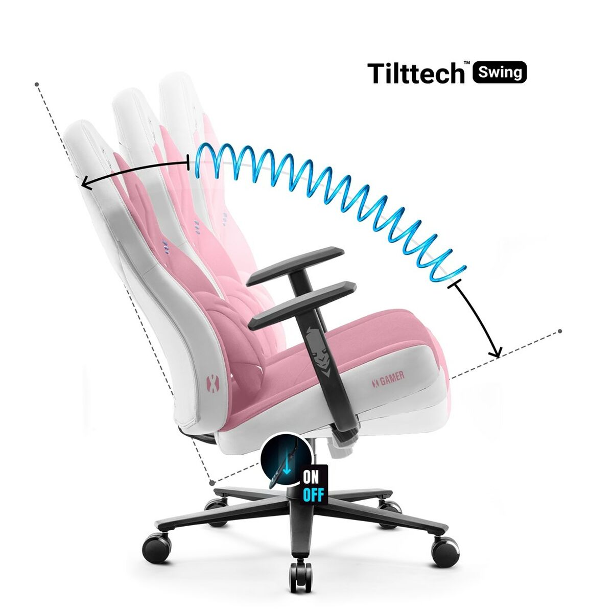 Afbeeldingen van Gaming Chair Diablo Chairs 1191