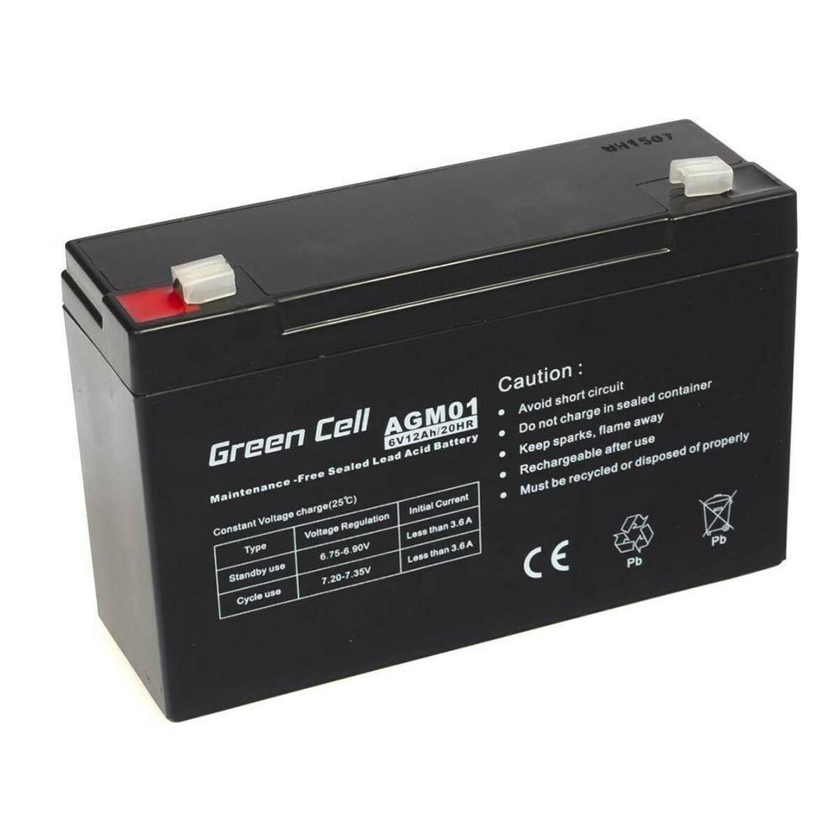 Batterie pour Système d'Alimentation Sans Interruption Green Cell AGM01 12 Ah