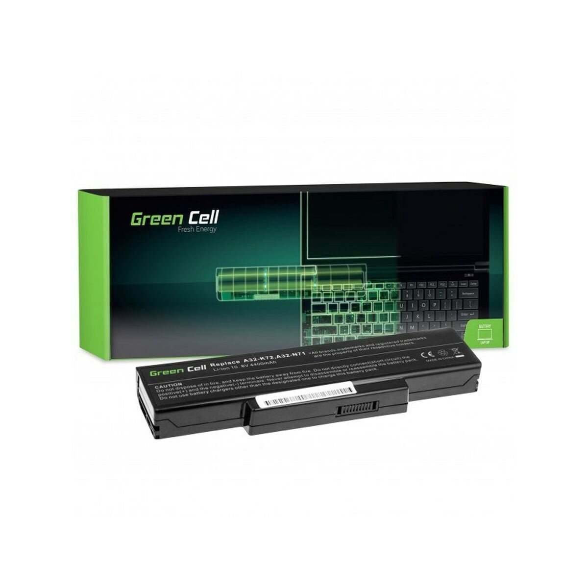 Batterie pour Ordinateur Portable Green Cell AS06 Noir 4400 mAh