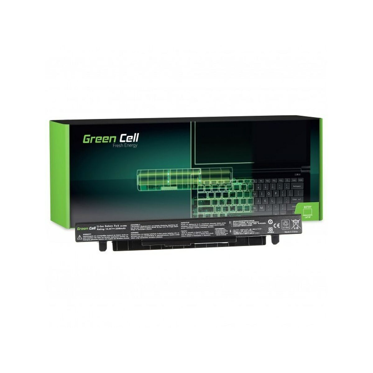 Batterie pour Ordinateur Portable Green Cell AS58 Noir 2200 mAh