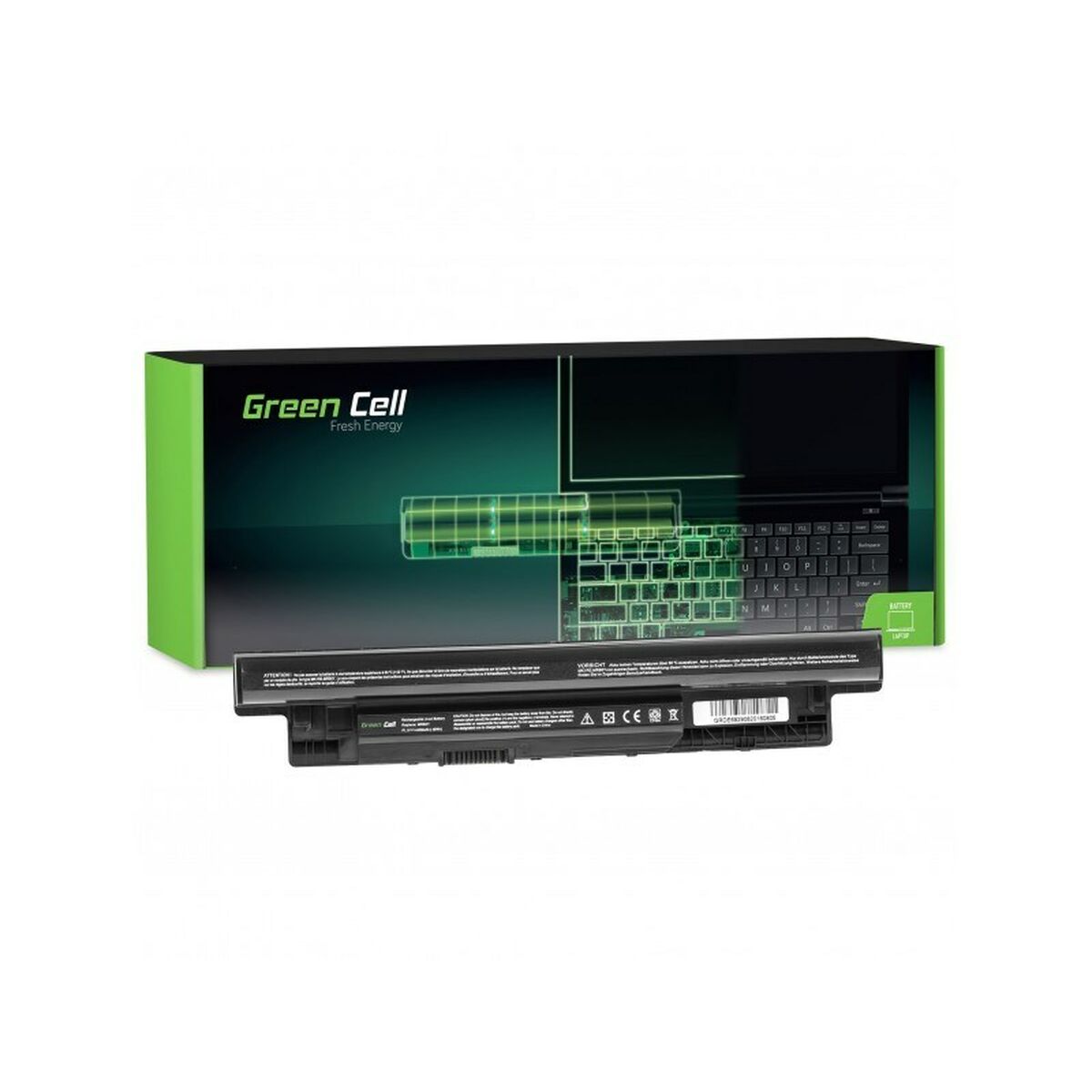 Batterie pour Ordinateur Portable Green Cell DE69 Noir 4400 mAh