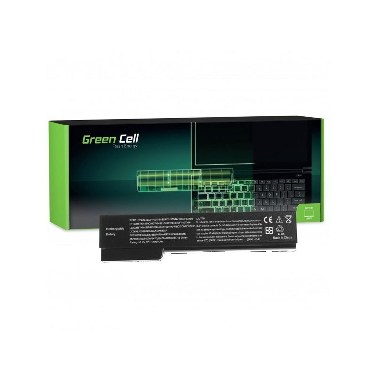 Batterie pour Ordinateur Portable Green Cell HP50 Noir 4400 mAh