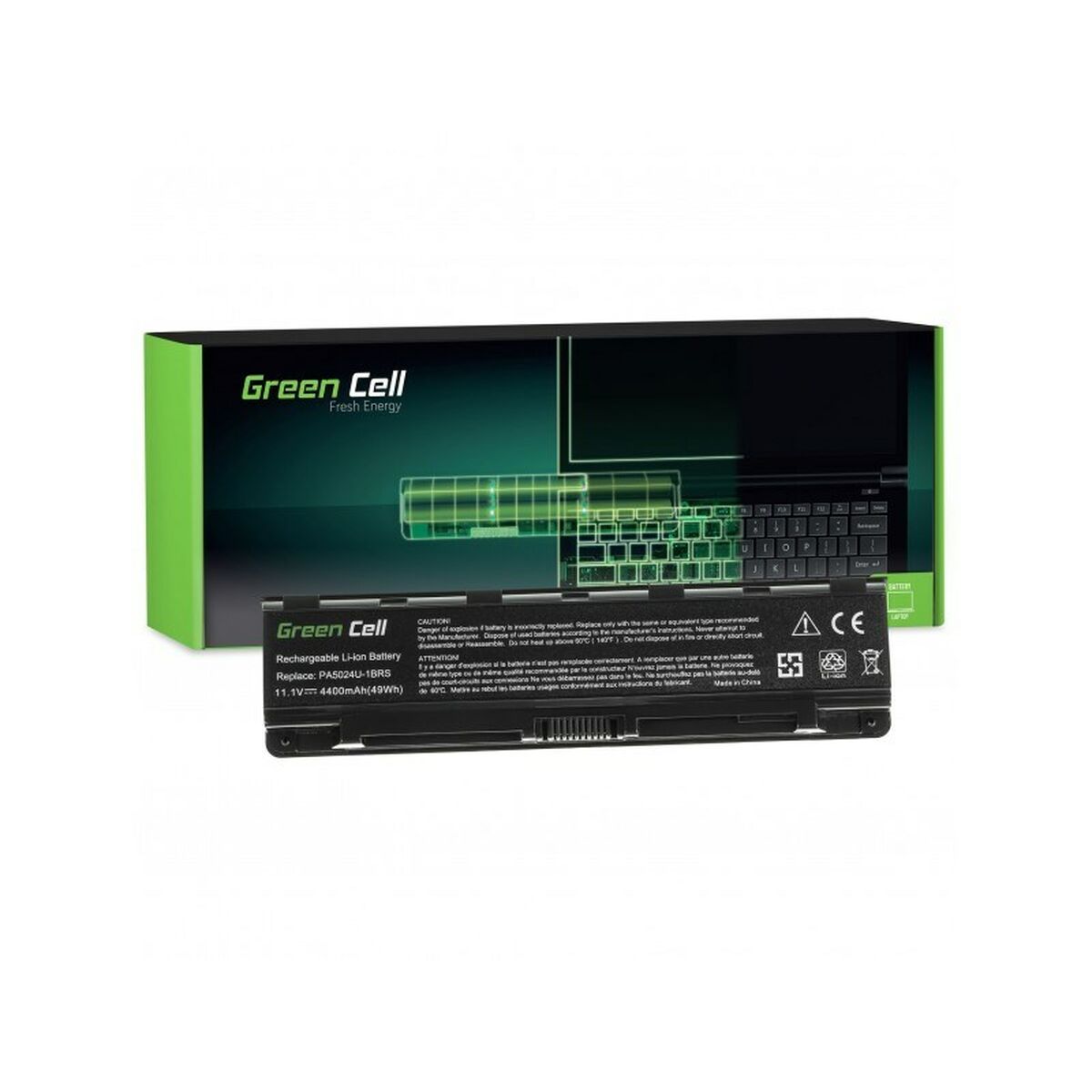 Batterie pour Ordinateur Portable Green Cell TS13 Noir 4400 mAh