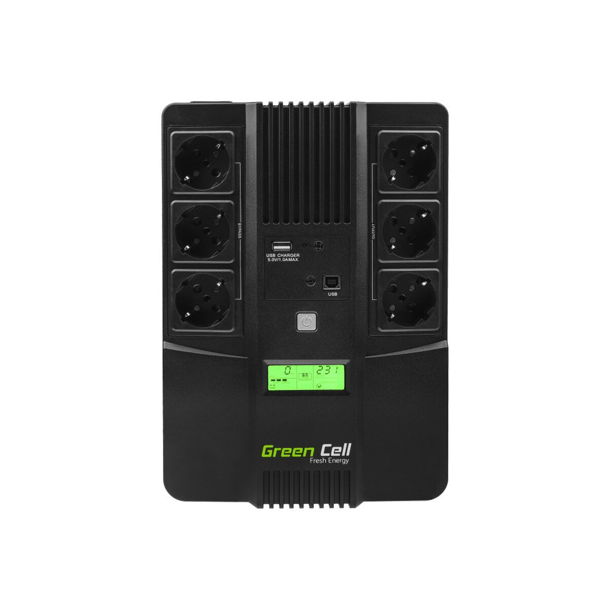 System til Uafbrydelig Strømforsyning Interaktivt UPS Green Cell AiO 800VA LCD 480 W