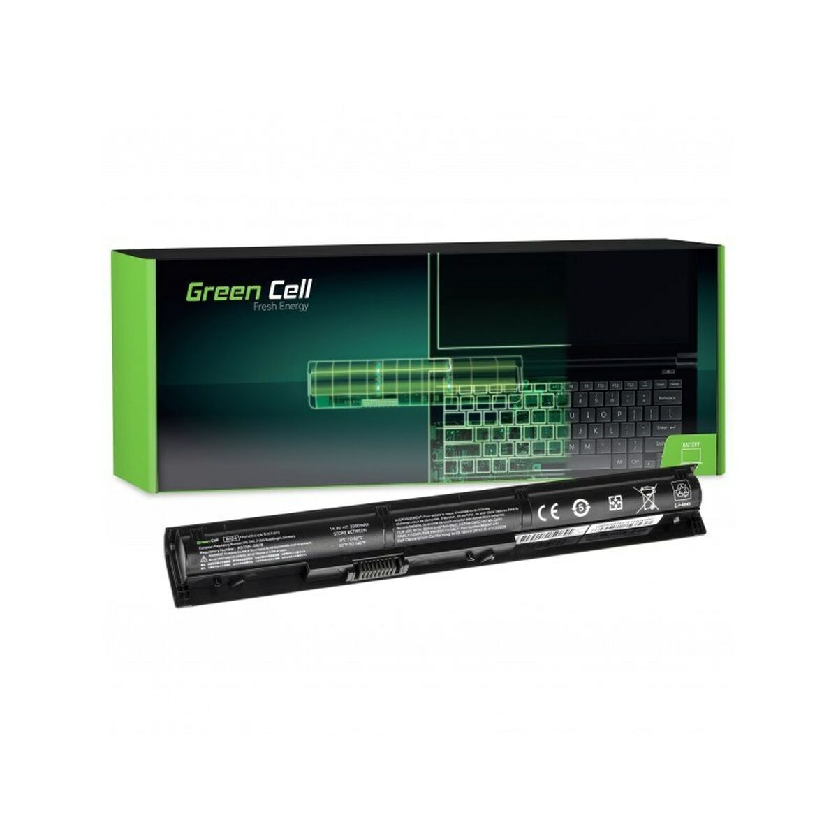 Laptop batteri Green Cell HP96 Sort 2200 mAh
