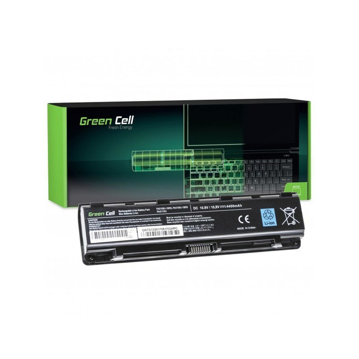 Batterie pour Ordinateur Portable Green Cell TS13V2 Noir 4400 mAh