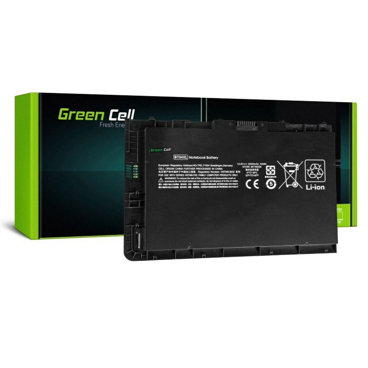 Laptop batteri Green Cell HP119 Sort 3500 mAh