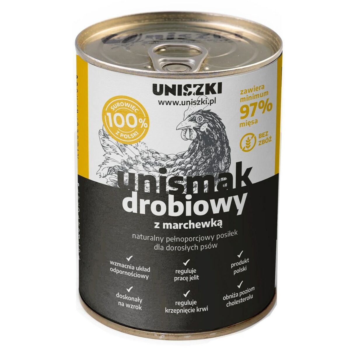 Υγρό φαγητό Uniszki Unismak Pollo con Zanahoria 410 g Κοτόπουλο Καρότο