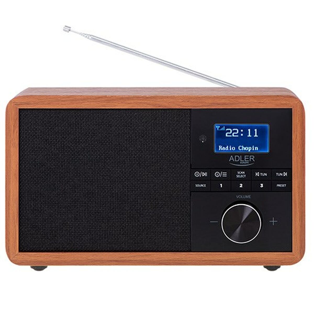 Afbeeldingen van Radio Adler AD 1184 Black Wood