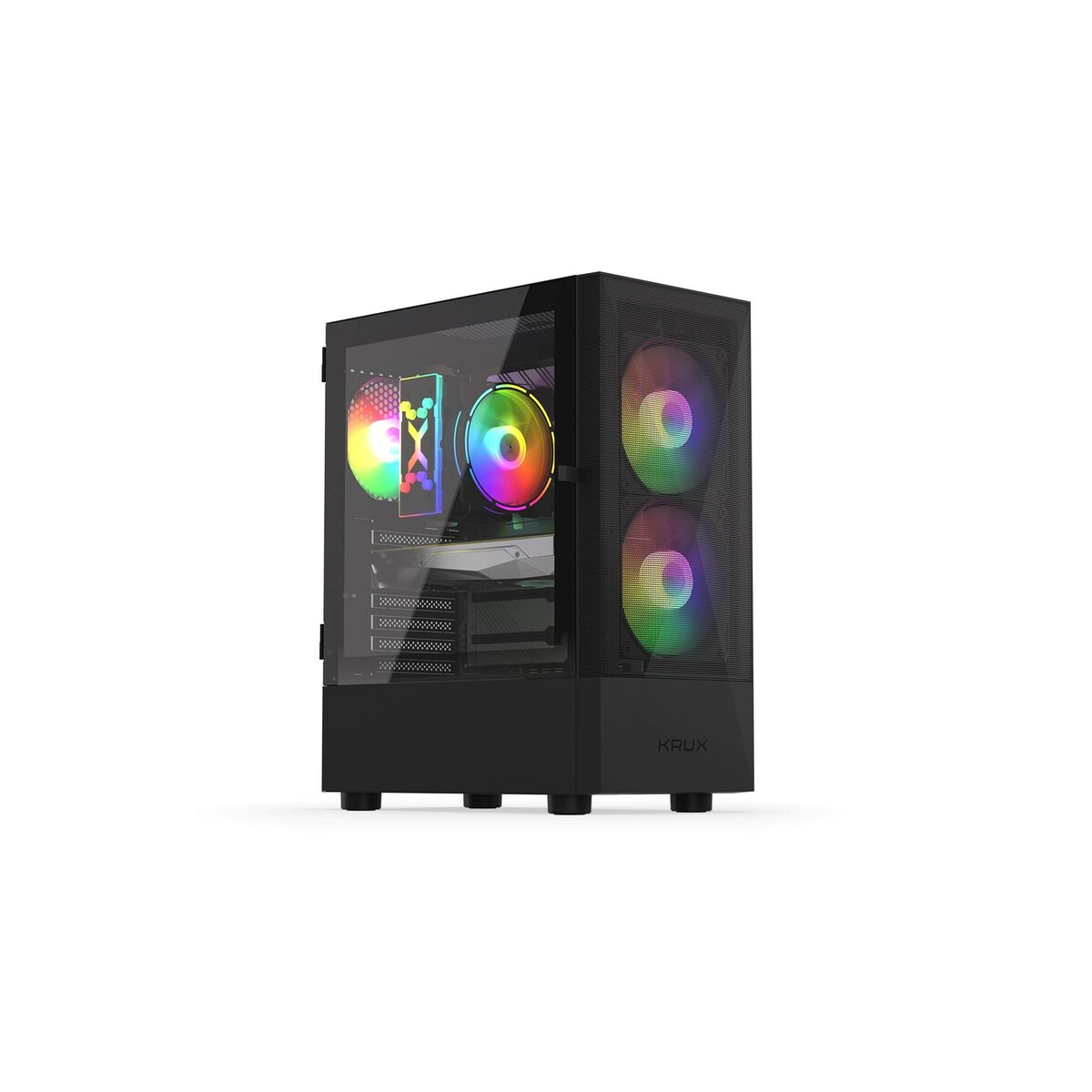 Afbeeldingen van ATX/mATX Semi-tower Box Krux VACO KRX0132 Black