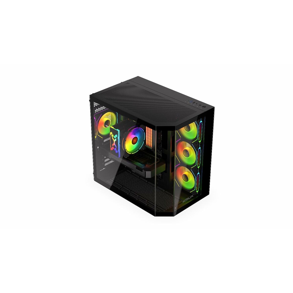 Afbeeldingen van ATX Semi-tower Box Krux KRXD010 Black
