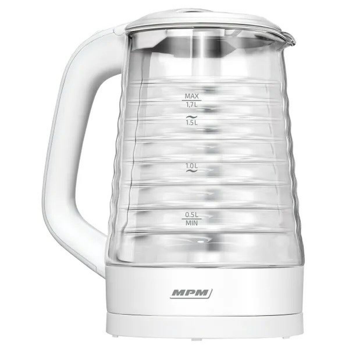 Image secondaire de Bouilloire Mpm MCZ-124 Blanc verre 2200 W 1,7 L