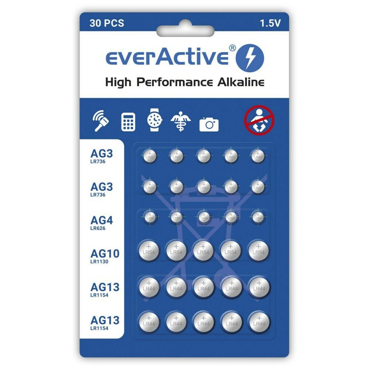 Batteries EverActive LR6