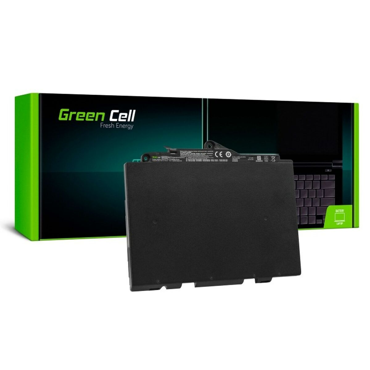 Laptop batteri Green Cell HP143 Sort 850 mAh