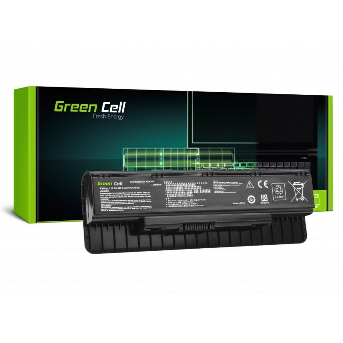 Batterie pour Ordinateur Portable Green Cell AS129 Noir 4400 mAh
