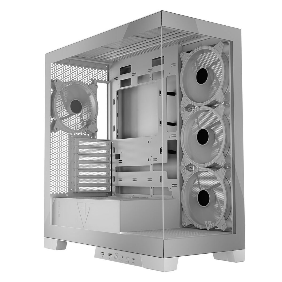Afbeeldingen van ATX Semi-tower Box Modecom Volcano SPACE APEX ARGB White