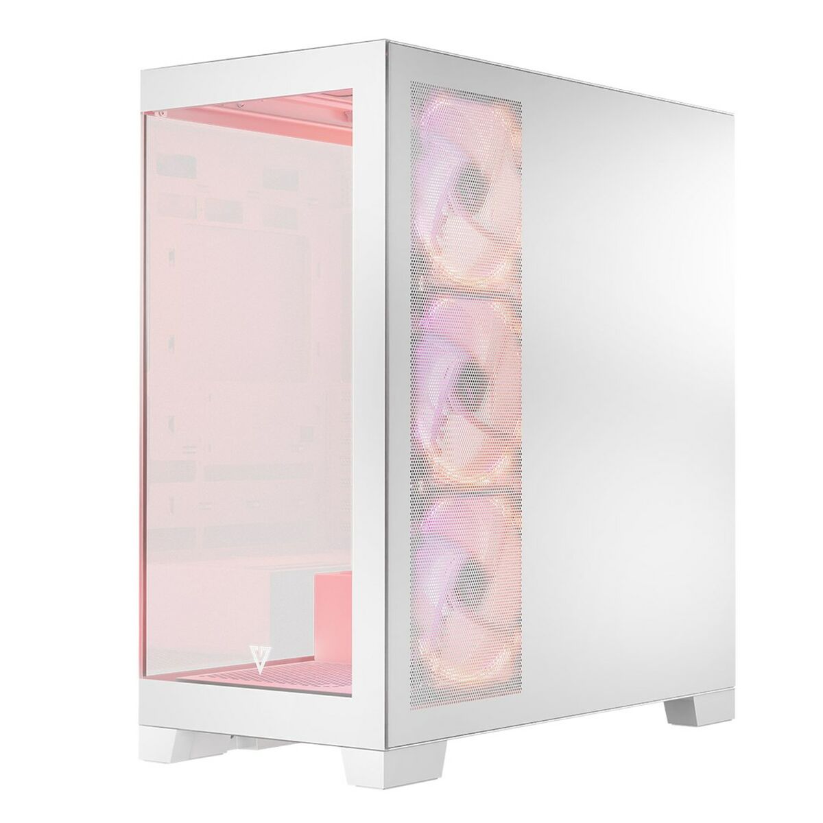 Afbeeldingen van ATX Semi-tower Box Modecom Volcano SPACE APEX ARGB White