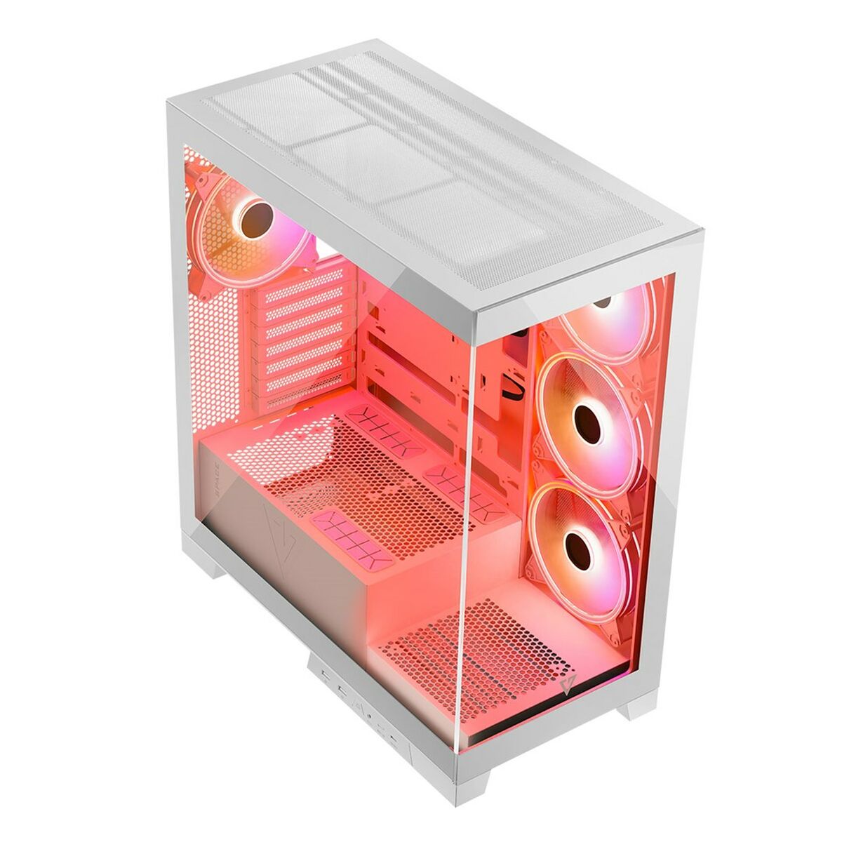 Afbeeldingen van ATX Semi-tower Box Modecom Volcano SPACE APEX ARGB White