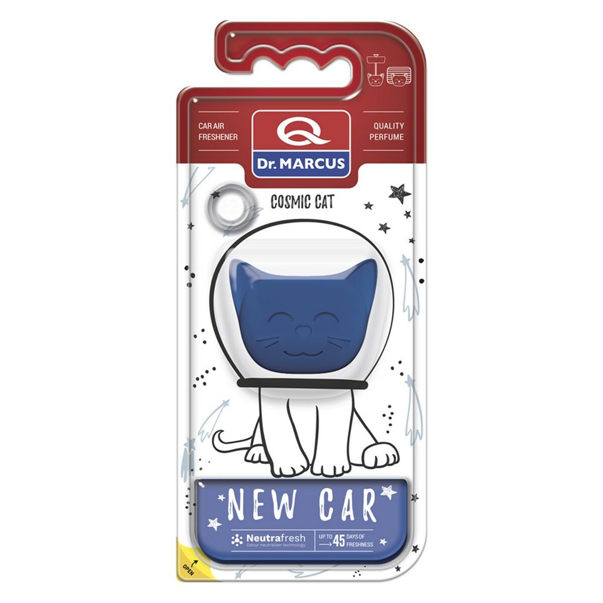 Car Air Freshener Dr Marcus Cosmic Cat New Car Plastic Fragrance Pendant