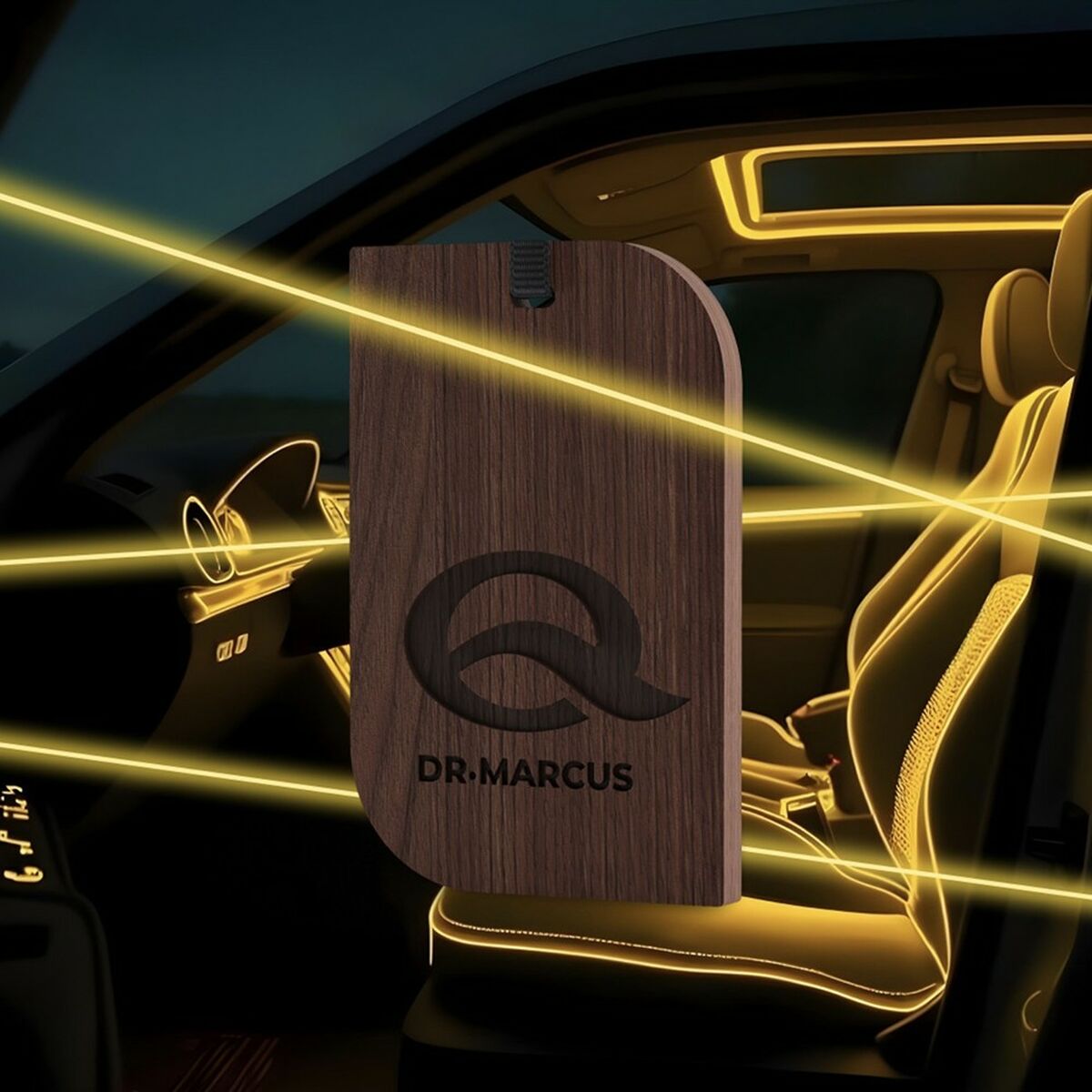 Car Air Freshener Dr Marcus Classic Ocean Wood Pendant