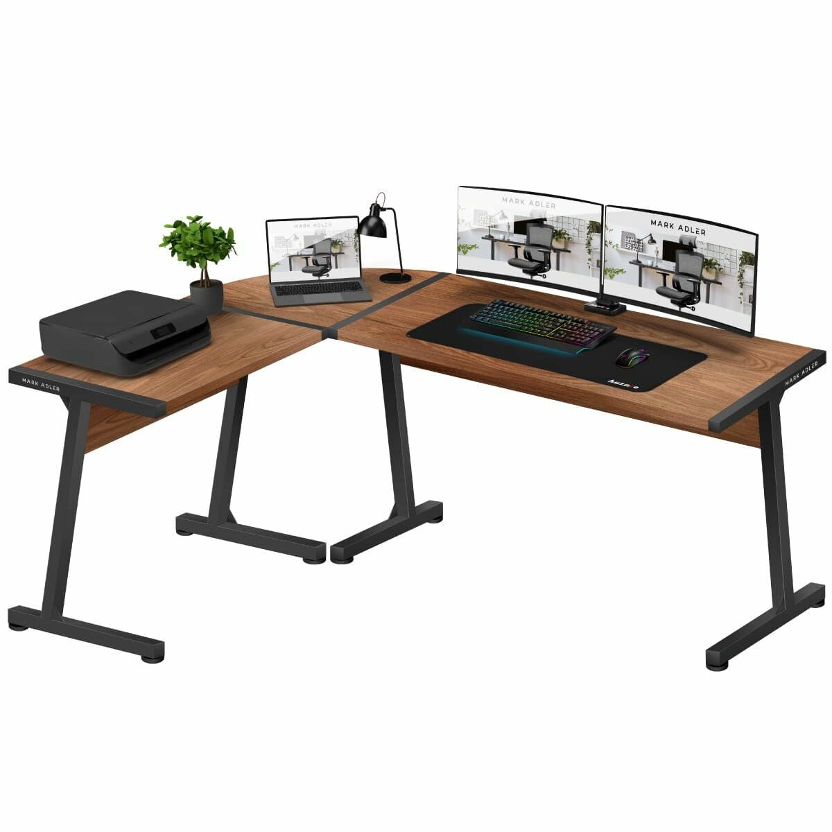 Afbeeldingen van Desk Mark Adler MA-LEADER 5.5 WN Black Bronze 147 x 74 x 112 cm