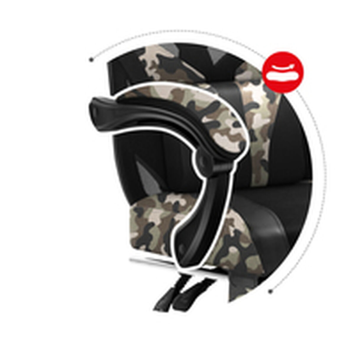 Afbeeldingen van Gaming Chair Huzaro Combat 5.0 Black