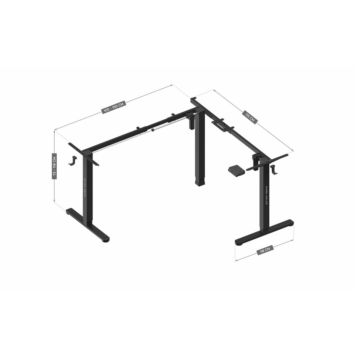 Afbeeldingen van Adjustable support Mark Adler MA-XENO 7.6 Black