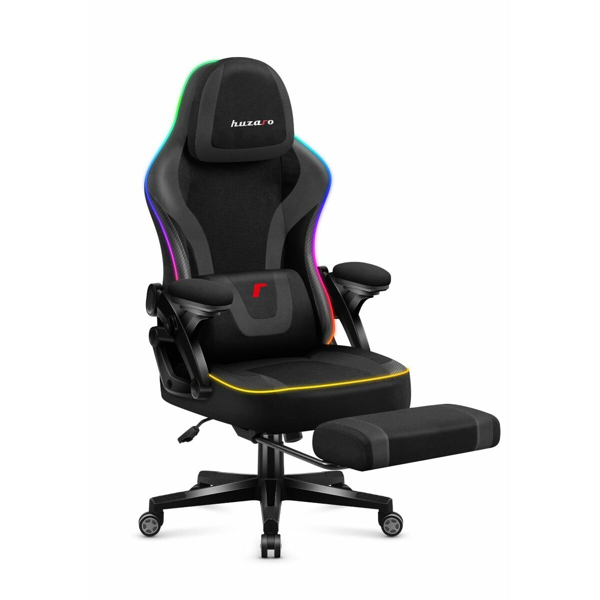 Afbeeldingen van Gaming Chair Huzaro HZ-FORCE 4.6 RGB BLACK MESH