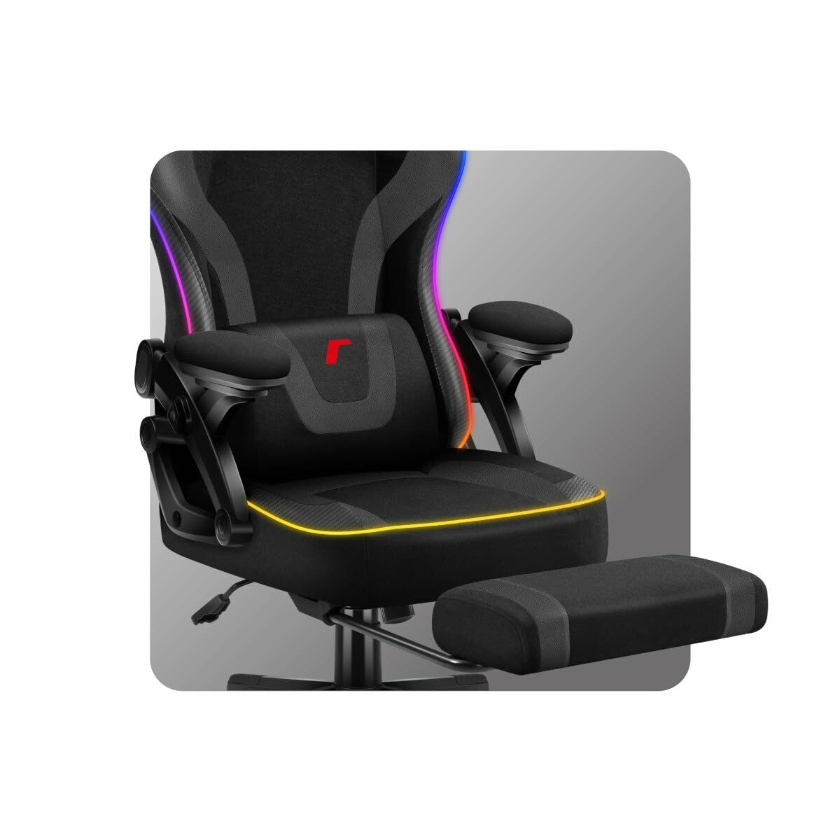 Afbeeldingen van Gaming Chair Huzaro HZ-FORCE 4.6 RGB BLACK MESH