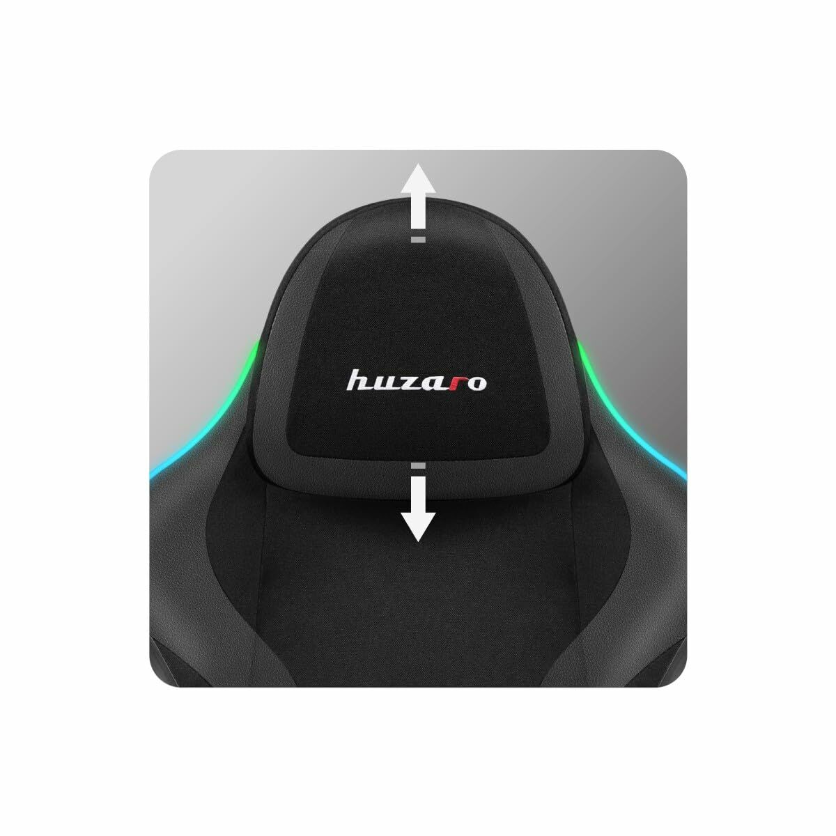 Afbeeldingen van Gaming Chair Huzaro HZ-FORCE 4.6 RGB BLACK MESH