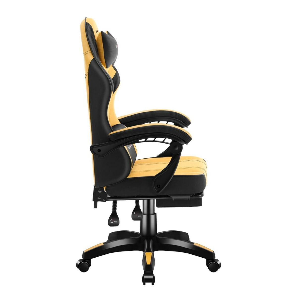 Afbeeldingen van Gaming Chair Huzaro HZ-FORCE 3.7 YELLOW Yellow Black