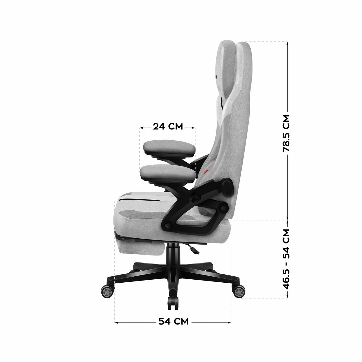 Afbeeldingen van Gaming Chair Huzaro HZ-FORCE 4.6 GREY