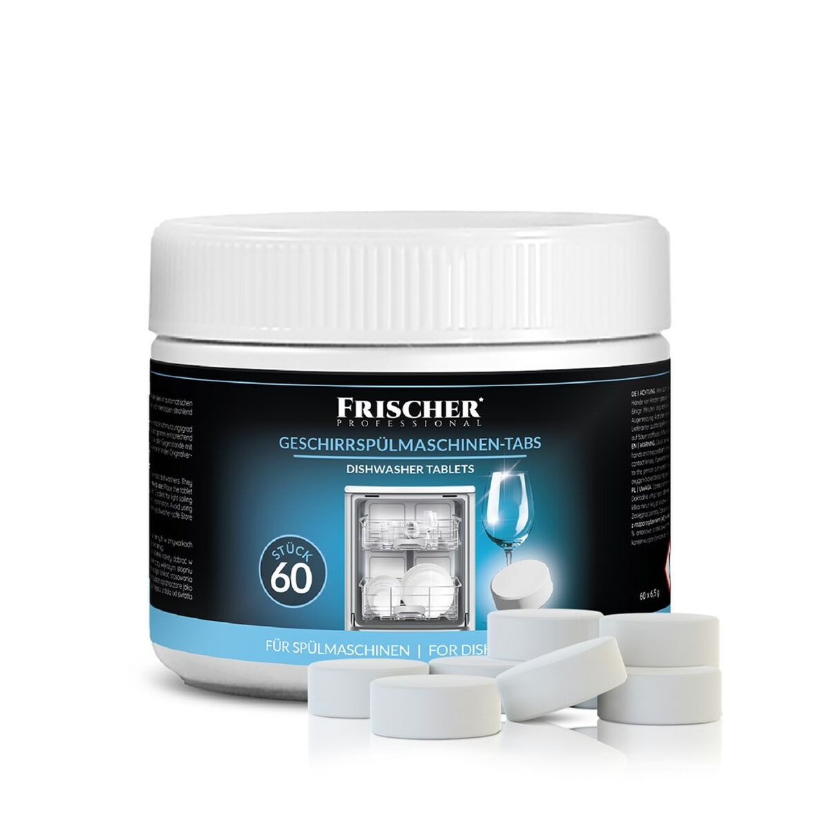Ταμπλέτες για το Πλυντήριο Πιάτων Frischer FR00207_60_6,5g (60 Μονάδες)