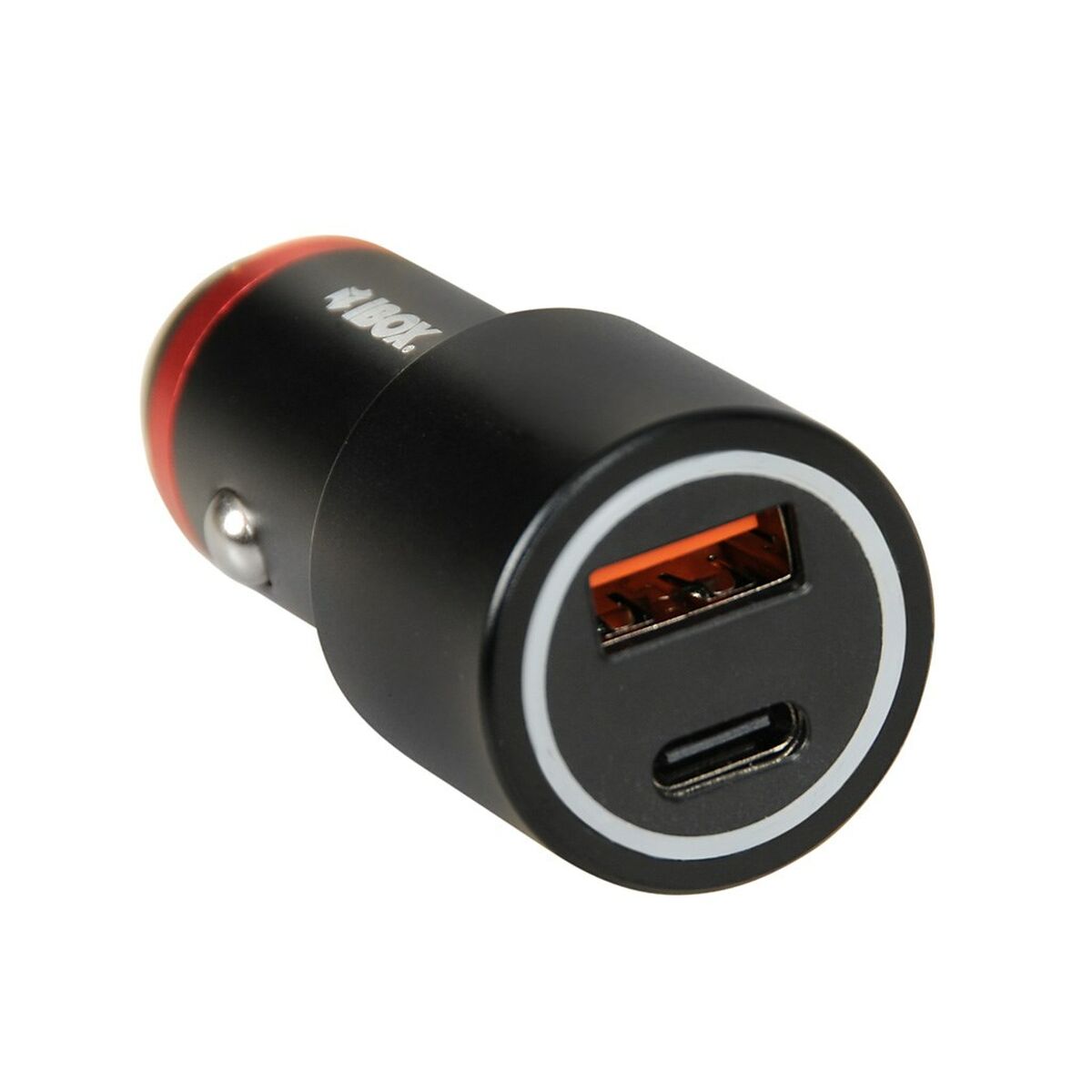 Afbeeldingen van Car Charger Ibox ICC20 Black 60 W