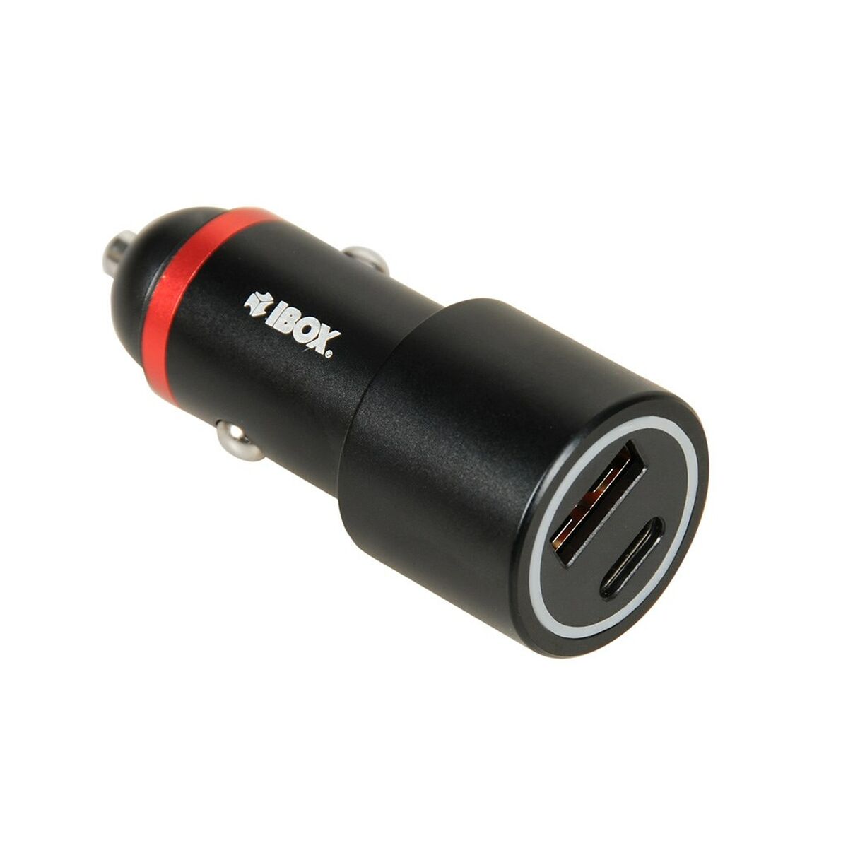 Afbeeldingen van Car Charger Ibox ICC20 Black 60 W