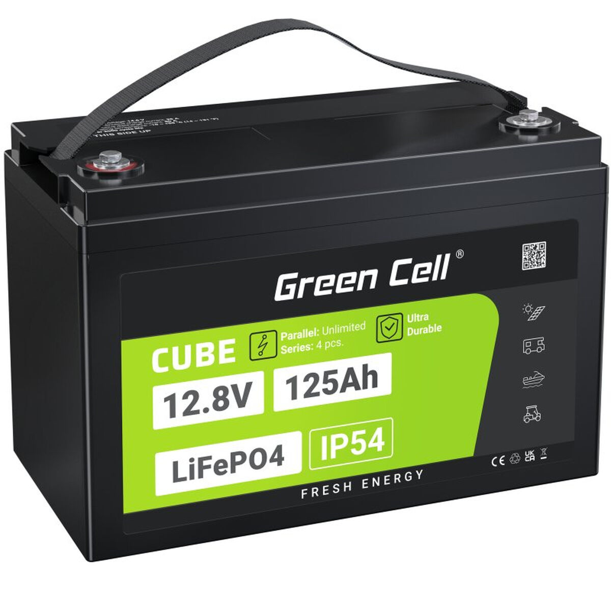 Μπαταρία για SAI Green Cell LFPGC12V125AH 1600 wh 125 ah