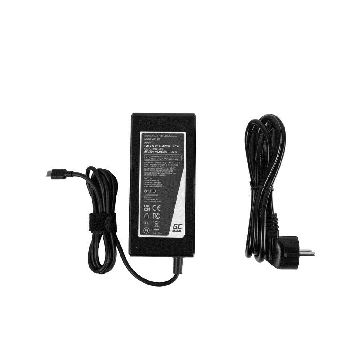 Afbeeldingen van Laptop Charger Green Cell AD140P 130 W