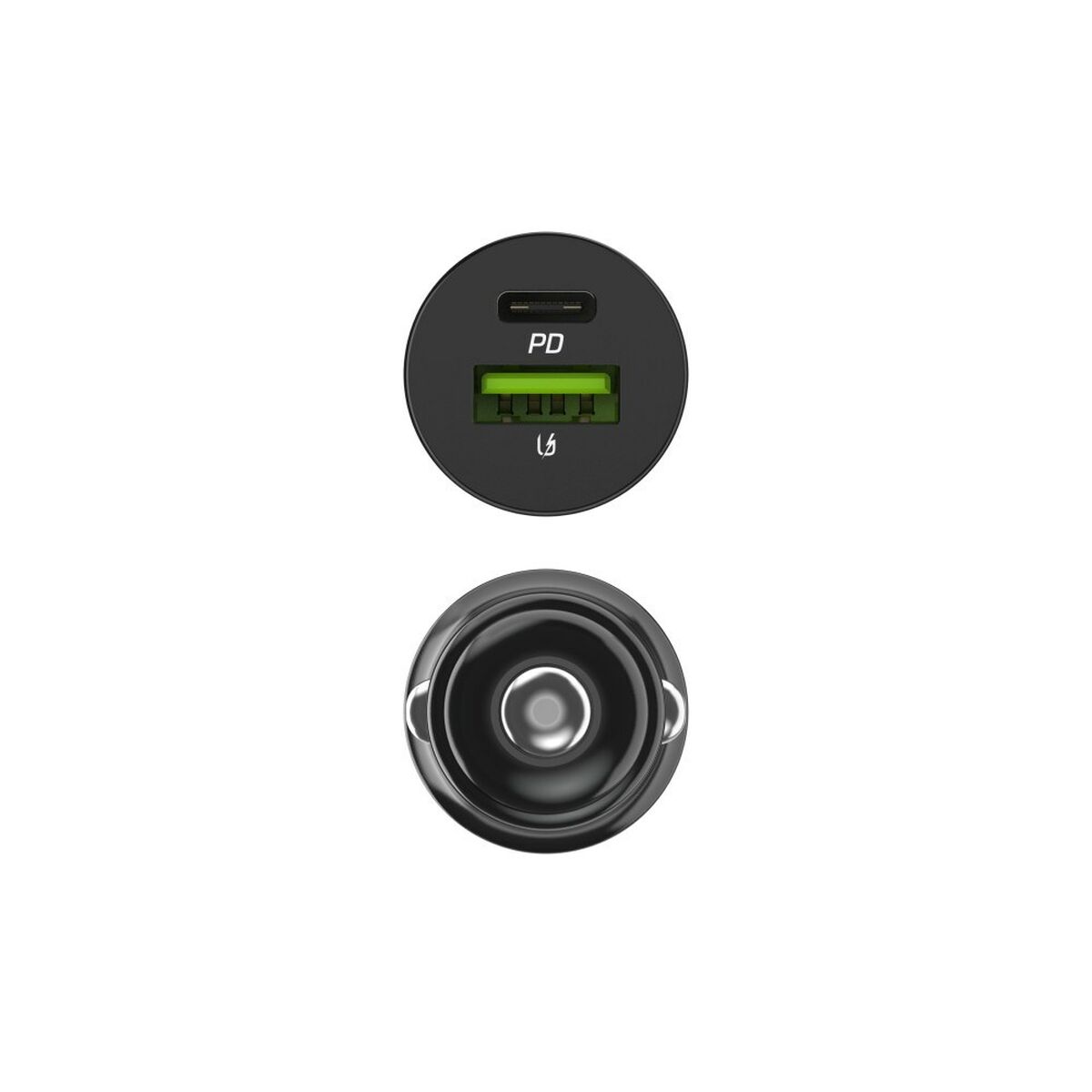 Afbeeldingen van Car Charger Green Cell CADM-GC-38AC Black 38 W