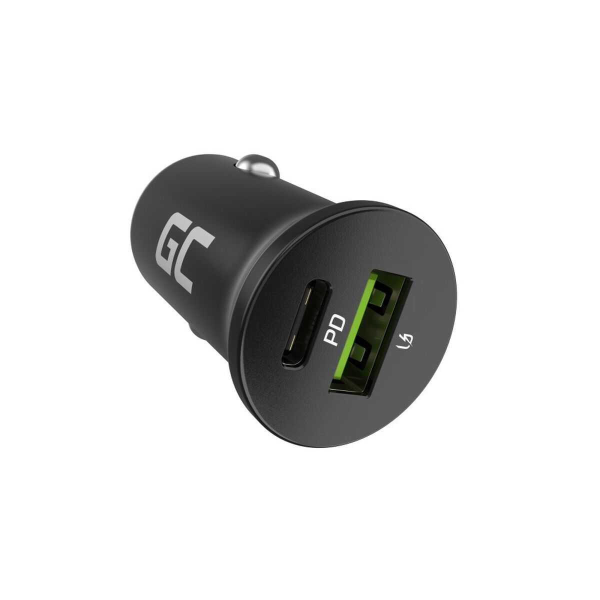 Afbeeldingen van Car Charger Green Cell CADM-GC-38AC Black 38 W